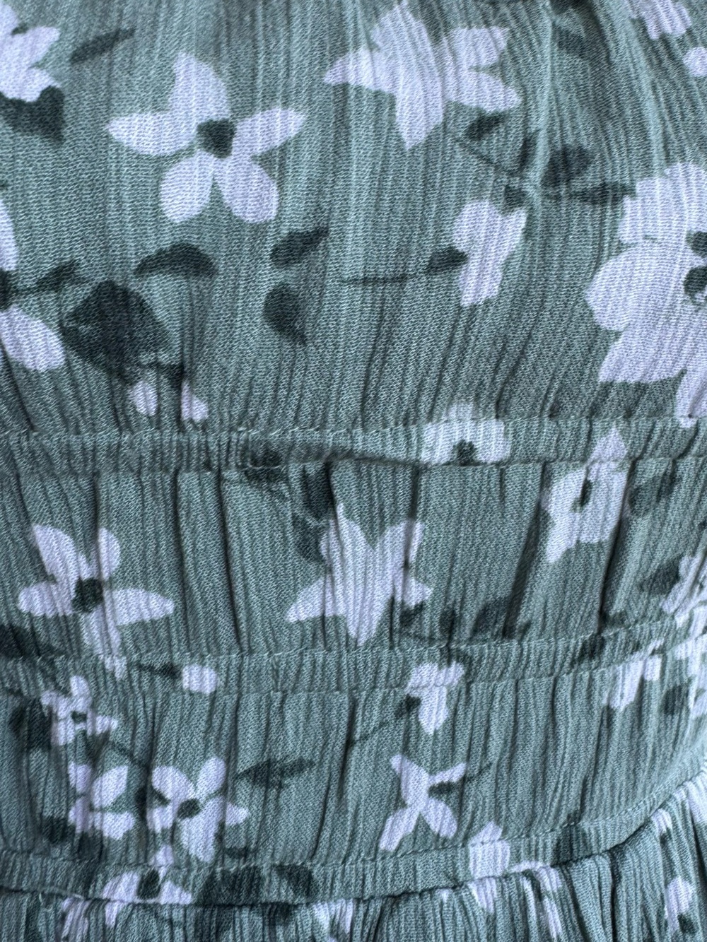 Hollister Sofia Sage Green Floral Dress - Picture 3 of 8